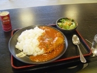 「特製インドカレー」@豊野温泉 りんごの湯の写真