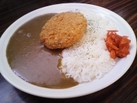 「メンチカツカレー」@讃岐のとら 伊那店の写真