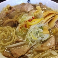 「肉そば（塩） 680円」@肉そば総本山 神保町 けいすけの写真