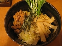 「油そば150g580円」@油そば専門店 浜そば 本店の写真