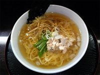 「自然洞ラーメン（白）」@自然洞 麺舗 西口店の写真