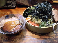 「夏季限定冷やしつけ麺 840円 麺大盛 157円」@麺工房しろきやの写真