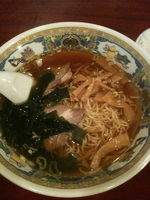 「ラーメン ¥500（ライス付き）」@常州飯店の写真