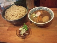 「つけ麺（大盛）+肉増し+赤辛」@ブロンソンの写真