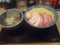 「チャーシュー濃厚魚介つけめん（大盛）+味玉」@麺屋 一燈の写真