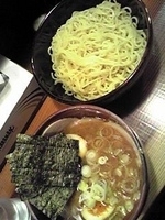 「全部入りつけめん」@つけめん らあめん 旬助の写真