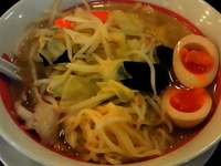 「塩野菜らーめん（塩タンメン）￥480+ 煮玉子￥100=￥580」@幸楽苑 横浜戸塚店の写真