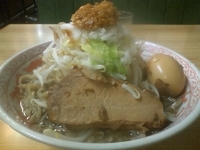 「ふじ麺中盛り+味玉」@常勝軒 前橋総本店の写真