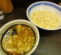 「つけめん（麺半分）」@中華そば べんてんの写真