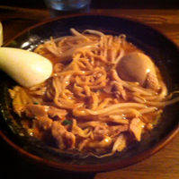 「味噌味玉らぁ麺+薬味+ライス（ランチタイムサービス）」@ゴリラーメンの写真