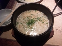 「石鍋ごまねぎラーメンレギュラー（690円）」@牛角 中野新橋店の写真