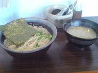 「釜揚げとりそば（塩）+大盛り」@麺屋 ざくろの写真