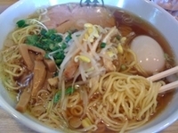 「味玉中華そば 750+豆もやし 50円」@中華蕎麦 はやしの写真