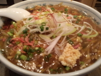 「もやしあんかけそば（黒）【680円】」@もやしあんかけそば とろ丸の写真