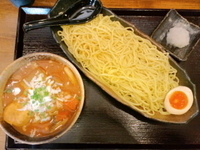 「辛味噌つけ麺(大盛)+チャーシュー」@麺屋ぱんどらの写真