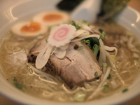 「味玉塩」@らあめん工房 まんぼぉの写真