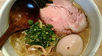 「味玉塩ラーメン 【2011.5.3～5 限定】 ￥850」@中華蕎麦 蘭鋳の写真
