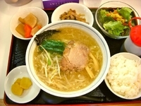 「中華そば 真セット」@真竹屋商店の写真