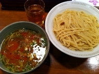 「トマトつけめん（限定）300g」@弘雅流製麺の写真