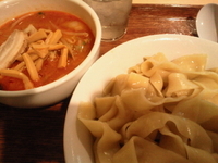 「味噌つけ麺大盛（平打麺） 650円」@札幌らーめん みそ源の写真