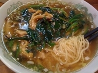 「青菜と豚肉細切りそば 750円」@中華工房 悠苑の写真