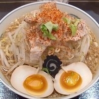 「らーめん（小） + 味付玉子」@らーめん 七琉門の写真