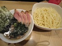 「つけめん 塩にぼし（950円）+半チャーシュー（150円）」@菜の写真