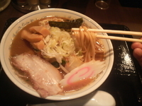 「野菜らーめん・並+ハーフキムチごはん」@三ツ矢堂製麺 大山店の写真