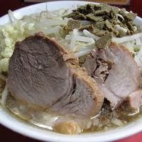 「小ラーメン￥700+ふりふりカレー￥50」@ラーメン二郎 上野毛店の写真