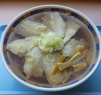 「チャーシューめん（700円）+大盛（100円）」@つどい亭の写真