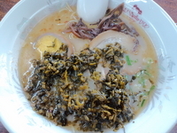 「高菜ラーメン （650円）」@味千ラーメン 尺間3号店の写真