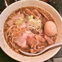 「肉煮干ラーメン（￥750）味玉（￥100→サービス券￥0）」@Wasted Time ～feat.楽々～の写真