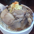 メガ家郎ラーメン（ヤサイ、ニンニク、アブラ）