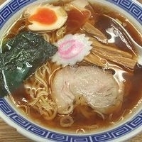 「支那ソバ + 煮玉子」@屋台ソバ八幡の写真