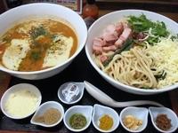 「ミルキー族のGYO!TOMATONつけ麺（極太麺） 850円+大」@丸直の写真