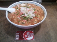 「もやしあんかけそば赤中盛り（680円）」@もやしあんかけそば とろ丸の写真