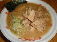 「豚骨煮干しそば+肉増し100円（二代目白神・岐阜）」@信越麺戦記 Part3 中京の章の写真