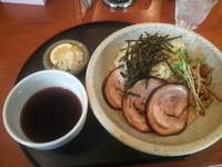 「ざるちゃーしゅーめん」@手打ちらーめん 満月の写真