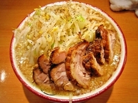 「らーめん+豚増し（750+300=1050円）」@らーめん バリ男 吉祥寺店の写真