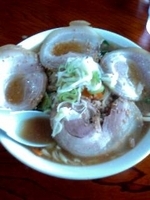 「味噌チャーシュー麺大盛り1050円」@麺や 手ごね竹の写真