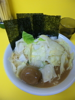 「キャベツラーメン 味玉 麺カタメ【800円】」@大黒家製麺 梅田橋店の写真