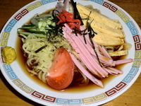 「冷やし中華 700円」@深味食堂の写真