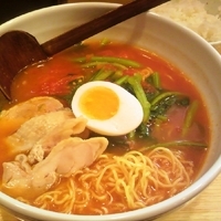 「トマト炎麺」@トマトラーメン炎麺の写真