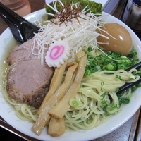 「塩ラーメン（大盛） 700円+200円=900円」@麺屋 猪貴 -CHOKI-の写真