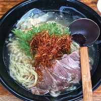 「豚タンの塩らー麺（限定10食￥1050）ミニカレー丼（11:00」@厚木本丸亭の写真
