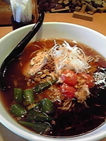 「限定 春野菜のカレーラーメン」@麺匠 喜楽々の写真