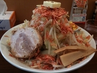 「メガソルト 750円（サクラエビ・バター・コーン・ニンニク・ヤサ」@メガガンジャの写真