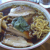 「中華そば（700円）、かき氷（小豆）（300円）」@ふくや 妻科店の写真