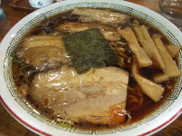 「中華そば（700円）、かき氷（ミルク）（300円）」@ふくや 妻科店の写真