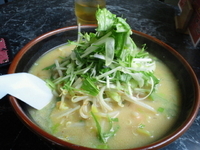 「信夫山もっこり味噌ラーメン 680円」@信夫山もっこり味噌ラーメン 福楽の写真